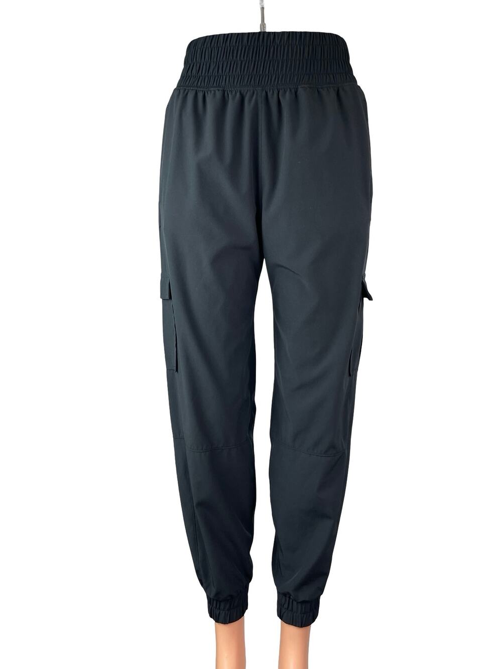YPB Your Personal Best MotionTEK Women's Black Cargo Jogger Sweat Pants Size XS